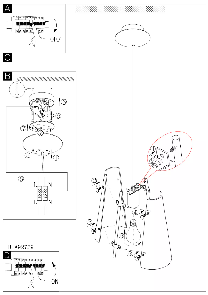 Imagen de la primera página del manual del dispositivo Briona