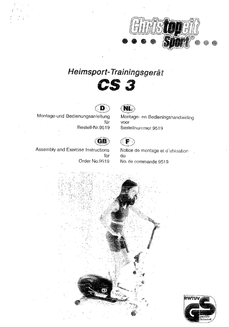 Imagen de la primera página del manual del dispositivo CS 3