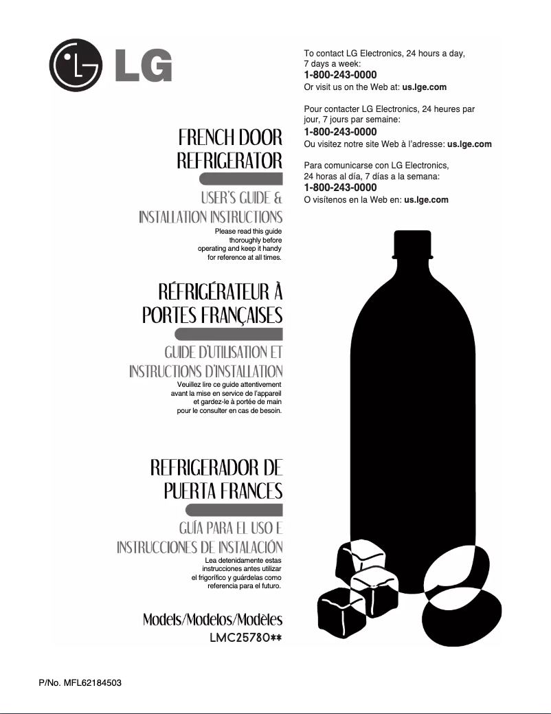 Imagen de la primera página del manual del dispositivo LMC25780SB