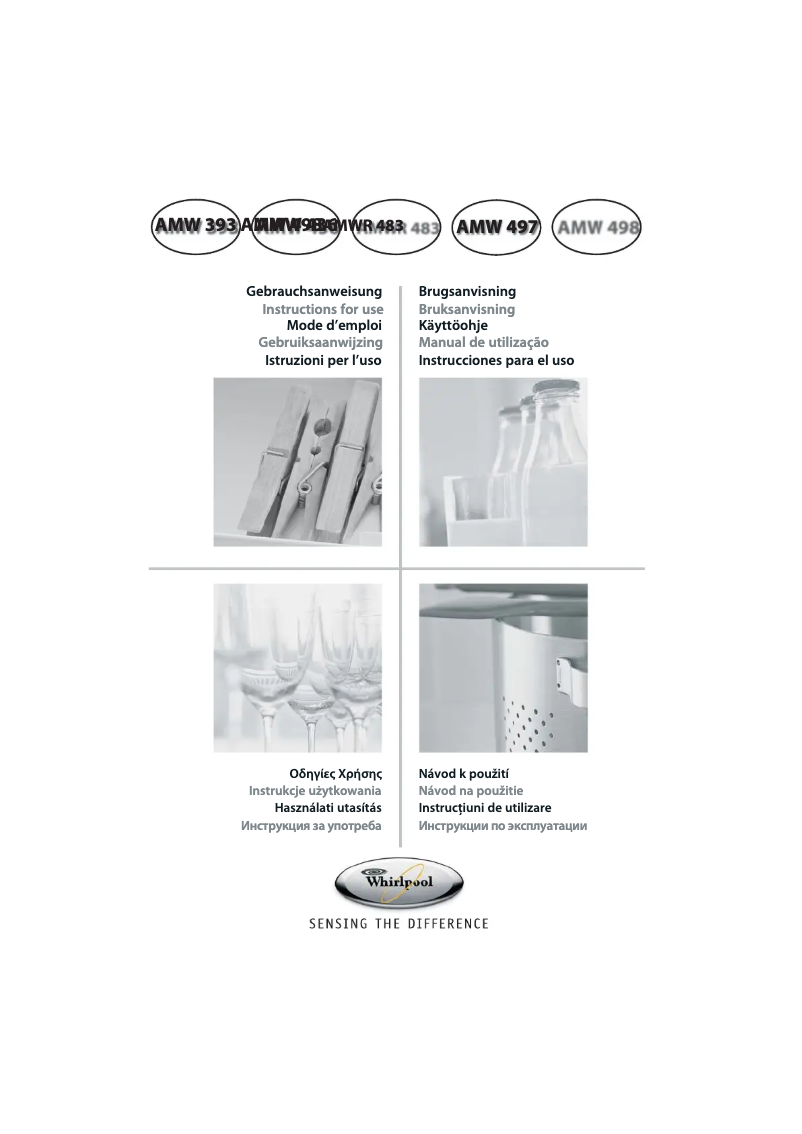 Imagen de la primera página del manual del dispositivo AMW 393/NB