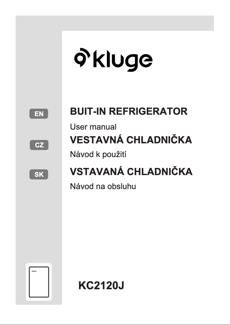 Página nº 1 - Manual de usuario Kluge KC2120J