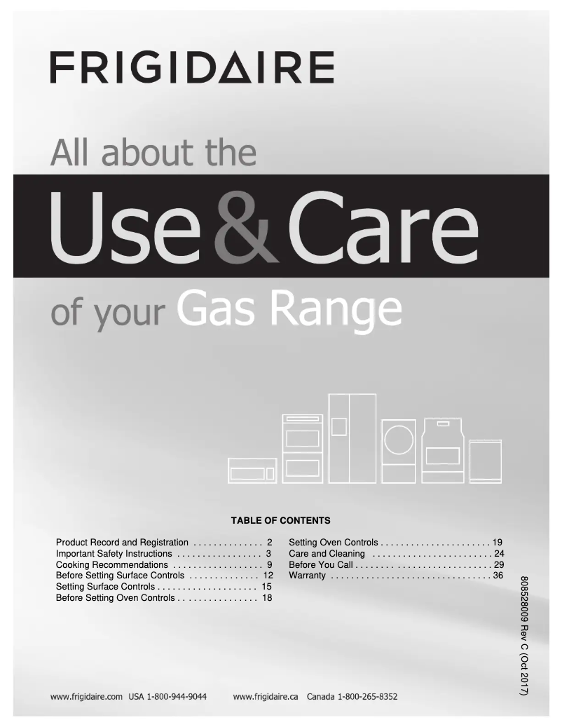 Imagen de la primera página del manual del dispositivo FFGF3016TM
