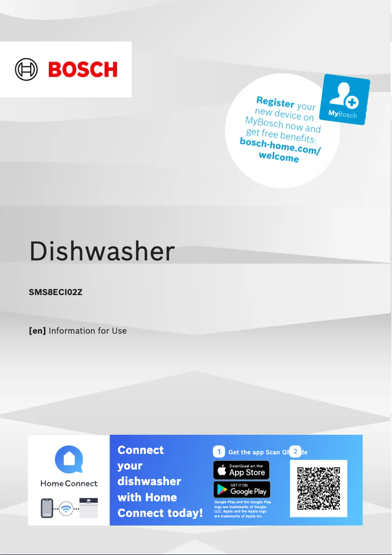 Imagen de la primera página del manual del dispositivo SMS8ECI02Z