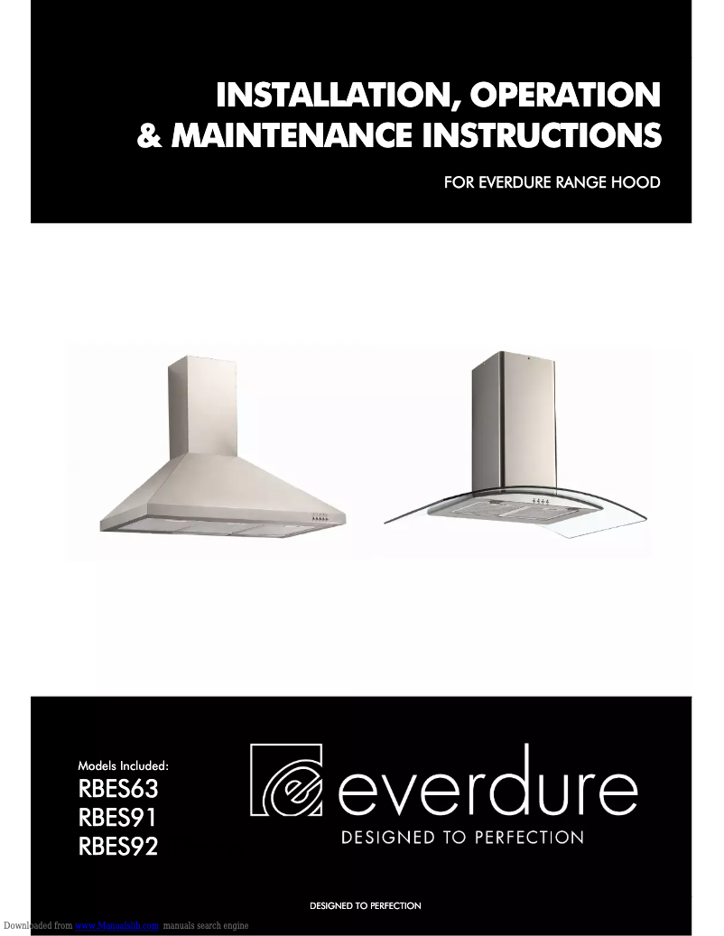 Imagen de la primera página del manual del dispositivo RBES91