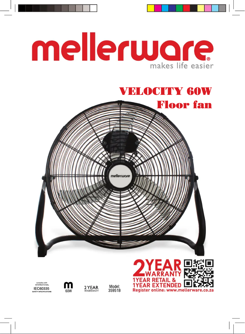 Imagen de la primera página del manual del dispositivo Velocity 18 35951B