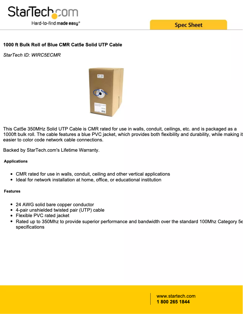 Página 1 del manual Manual de usuario StarTech.com WIRC5ECMR