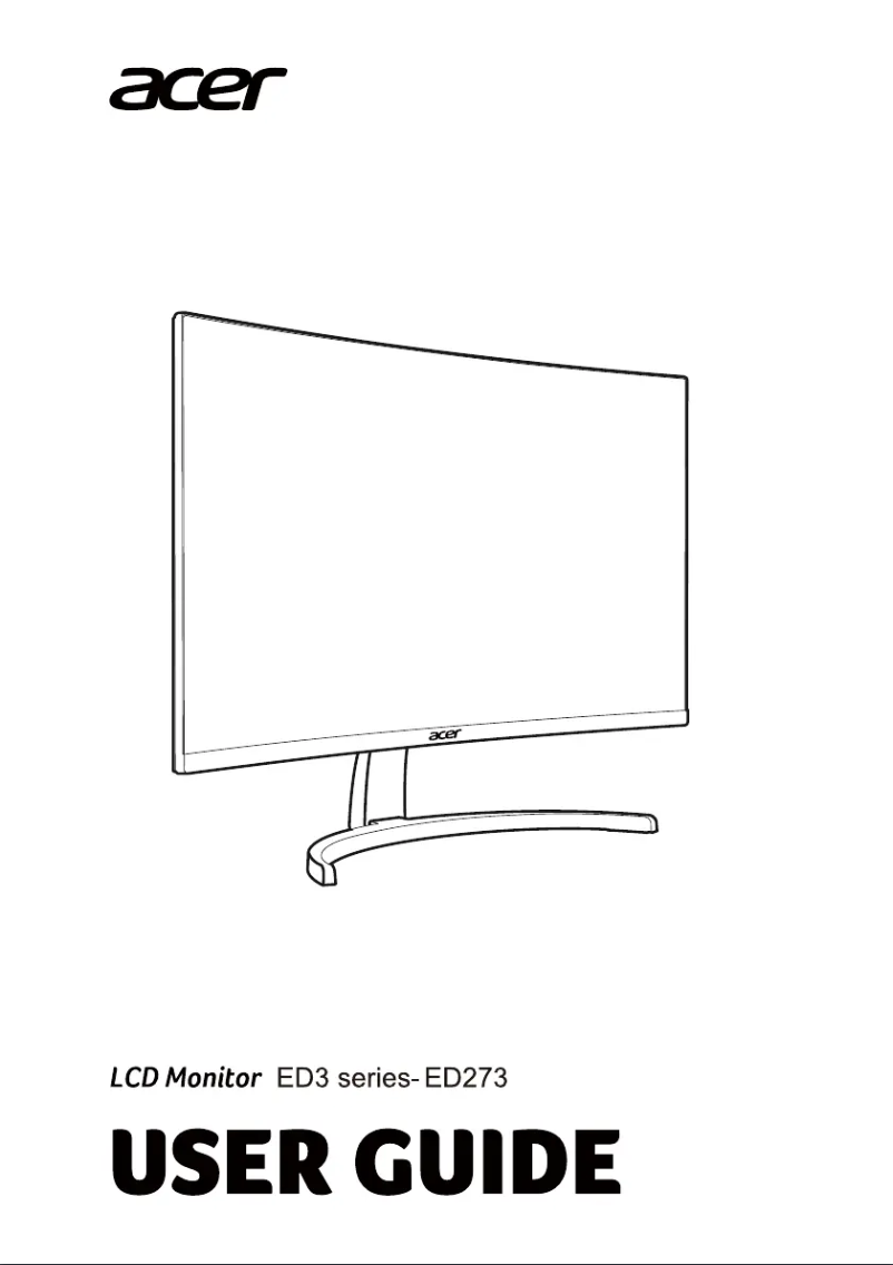 Imagen de la primera página del manual del dispositivo ED273P