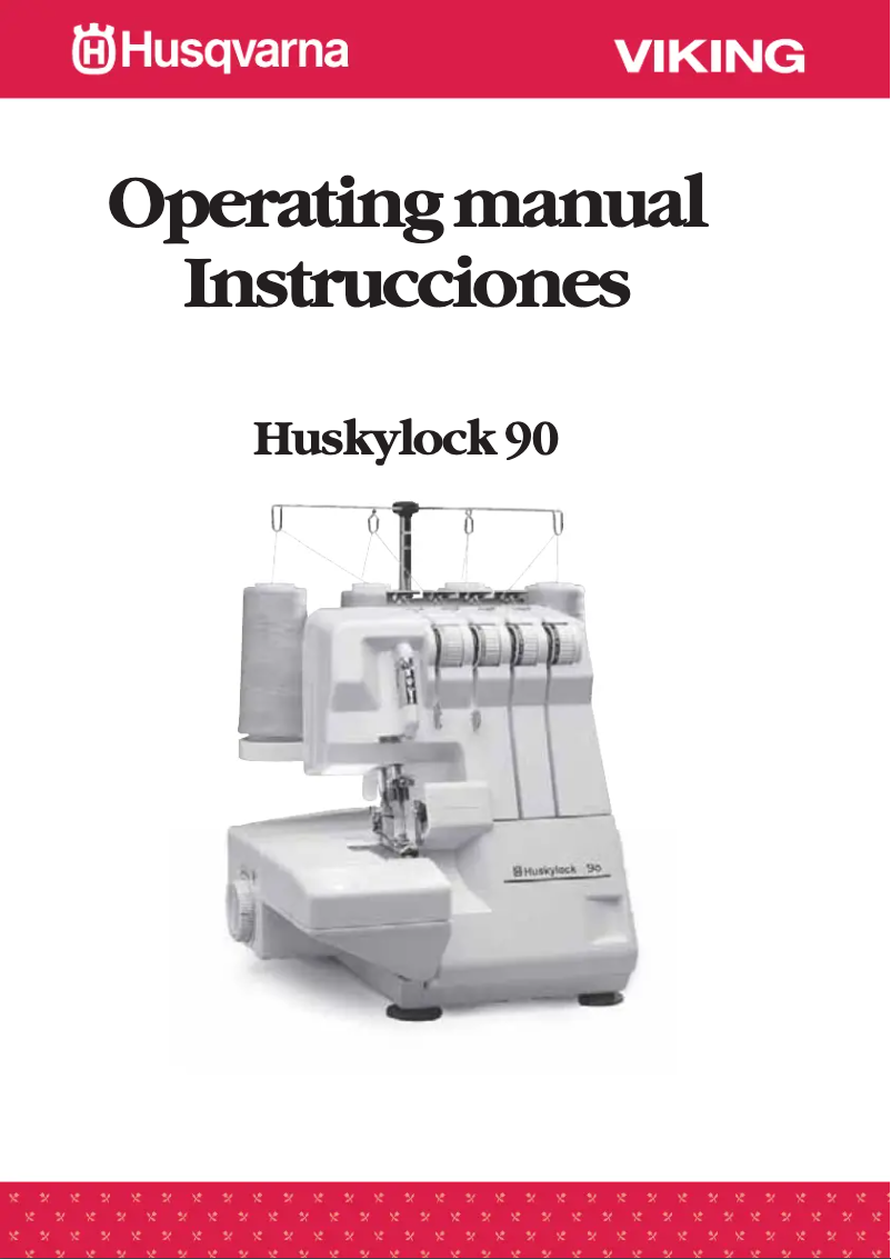 Página nº 1 - Manual de usuario Husqvarna Huskylock 90