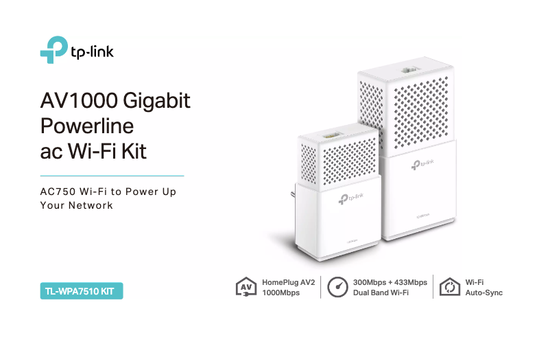 Página 1 del manual Ficha técnica TP-Link TL-WPA7510 KIT