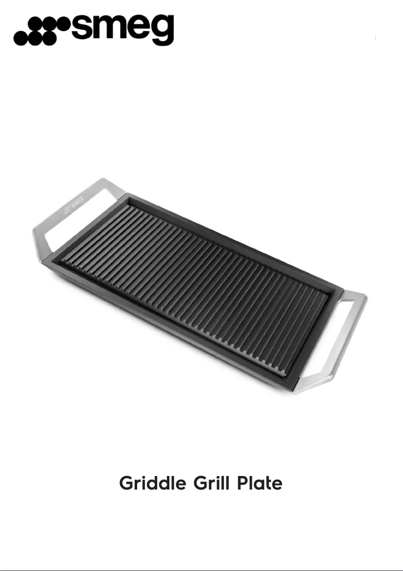 Página nº 1 - Manual de instrucciones Smeg GRIDDLE