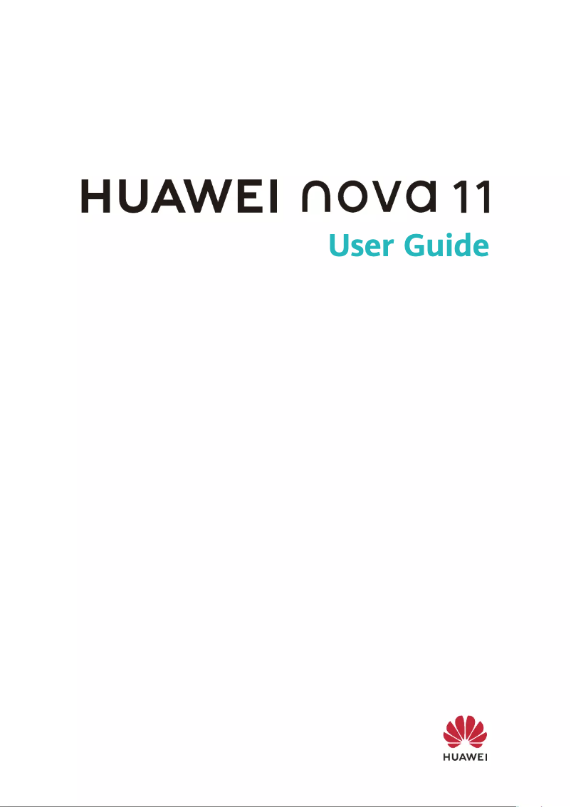 Imagen de la primera página del manual del dispositivo Nova 11 Pro