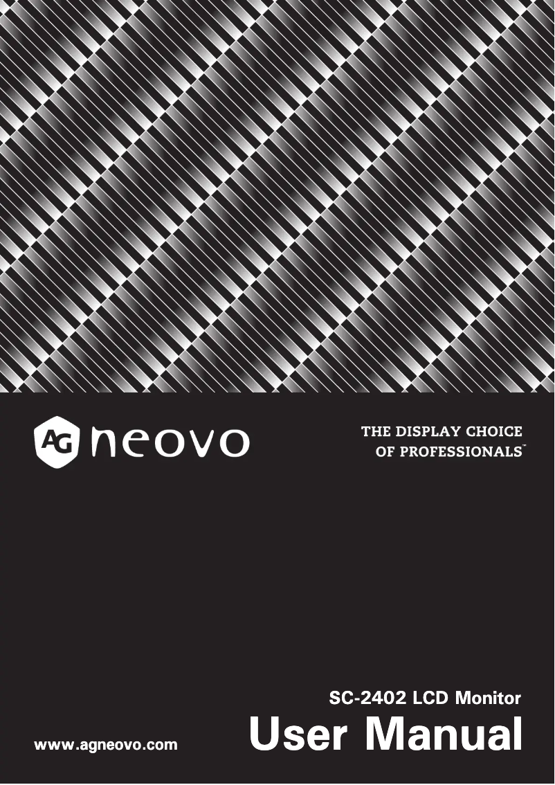 Imagen de la primera página del manual del dispositivo SC-2402