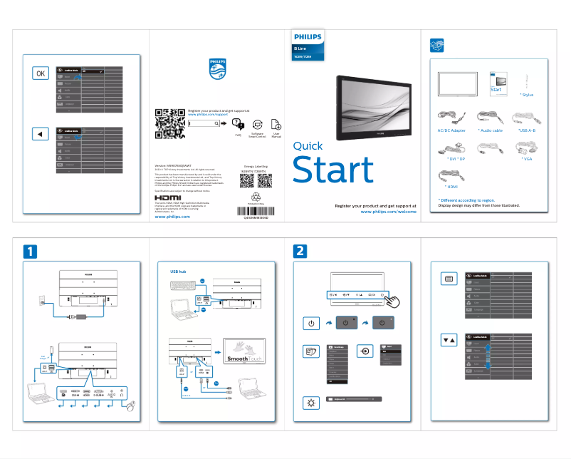 Imagen de la primera página del manual del dispositivo B Line 172B9TN