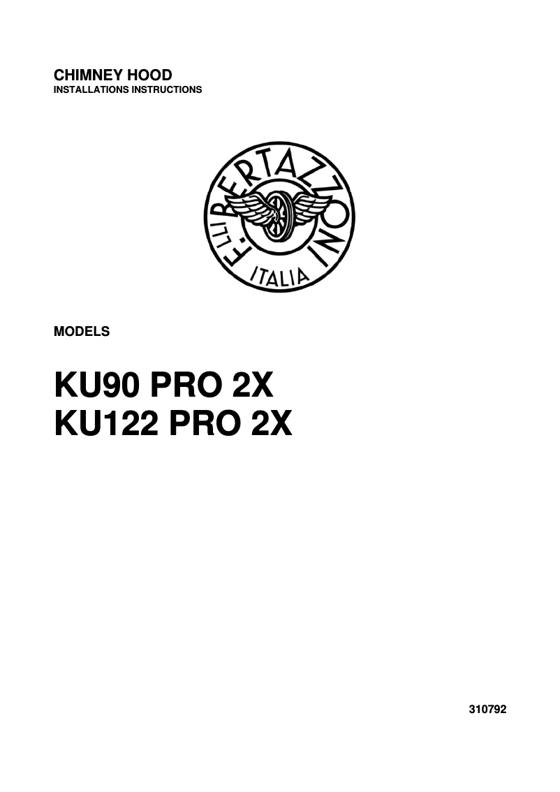 Imagen de la primera página del manual del dispositivo KU122 PRO 2 X