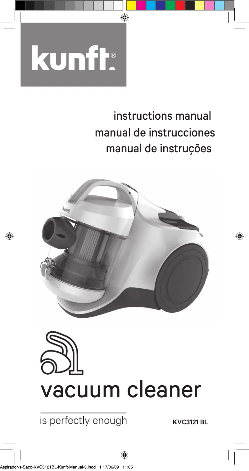 Imagen de la primera página del manual del dispositivo KVC3121BL