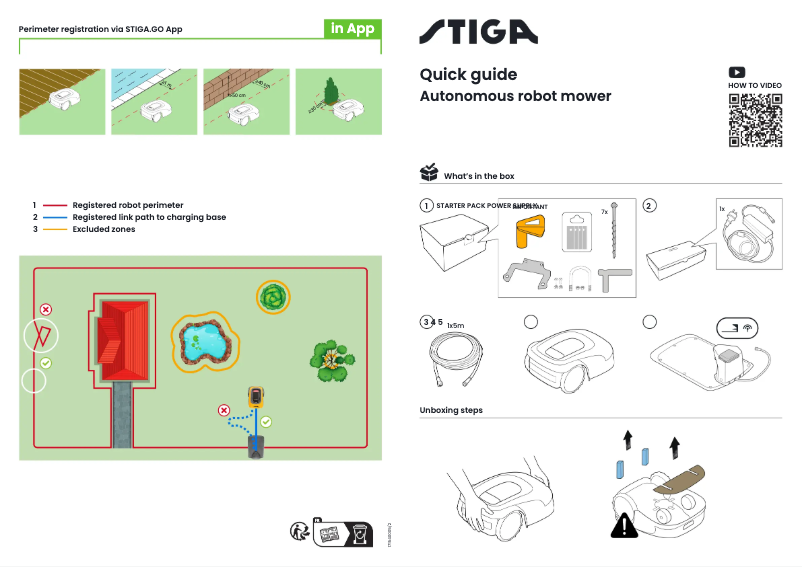 Página nº 1 - Guía de inicio rápido Stiga A 500