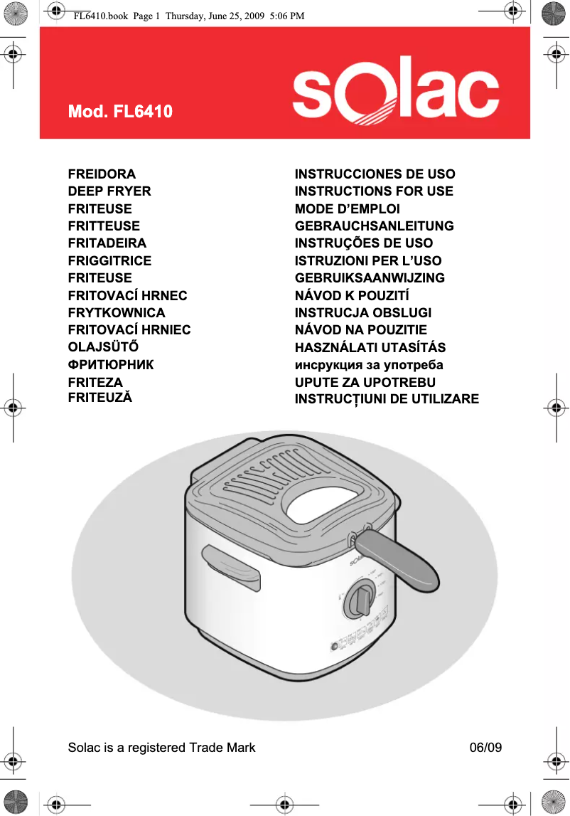 Página 1 del manual Manual de usuario Solac FL6410