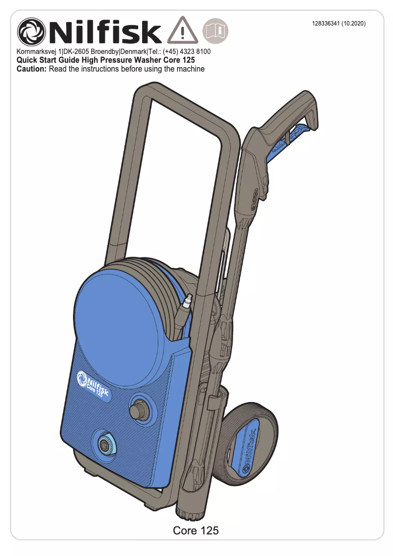 Imagen de la primera página del manual del dispositivo Core 125