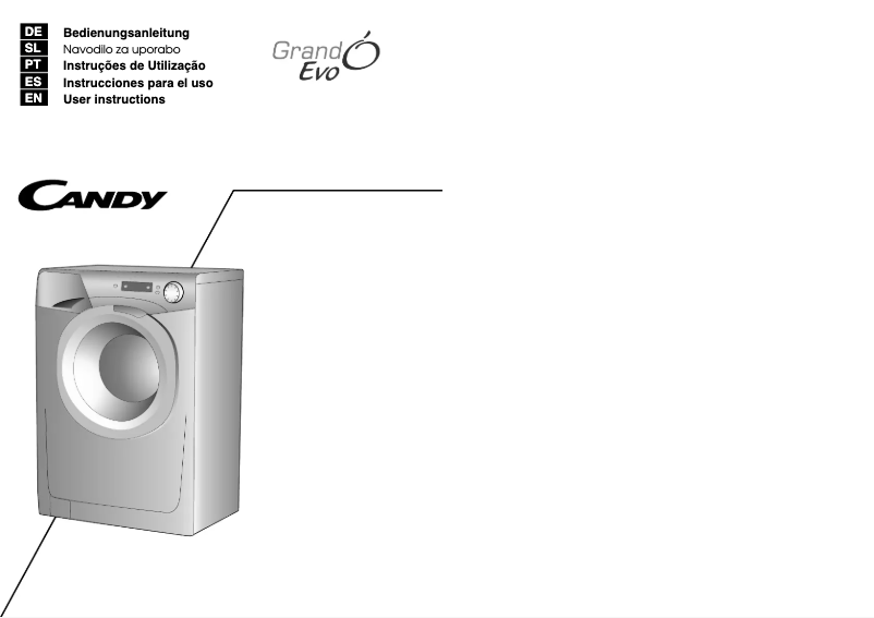 Página 1 del manual Manual de usuario Candy EVO 1282D-37