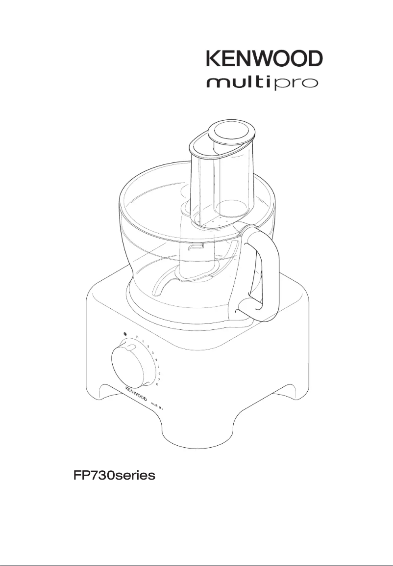 Imagen de la primera página del manual del dispositivo Multipro Classic FP736