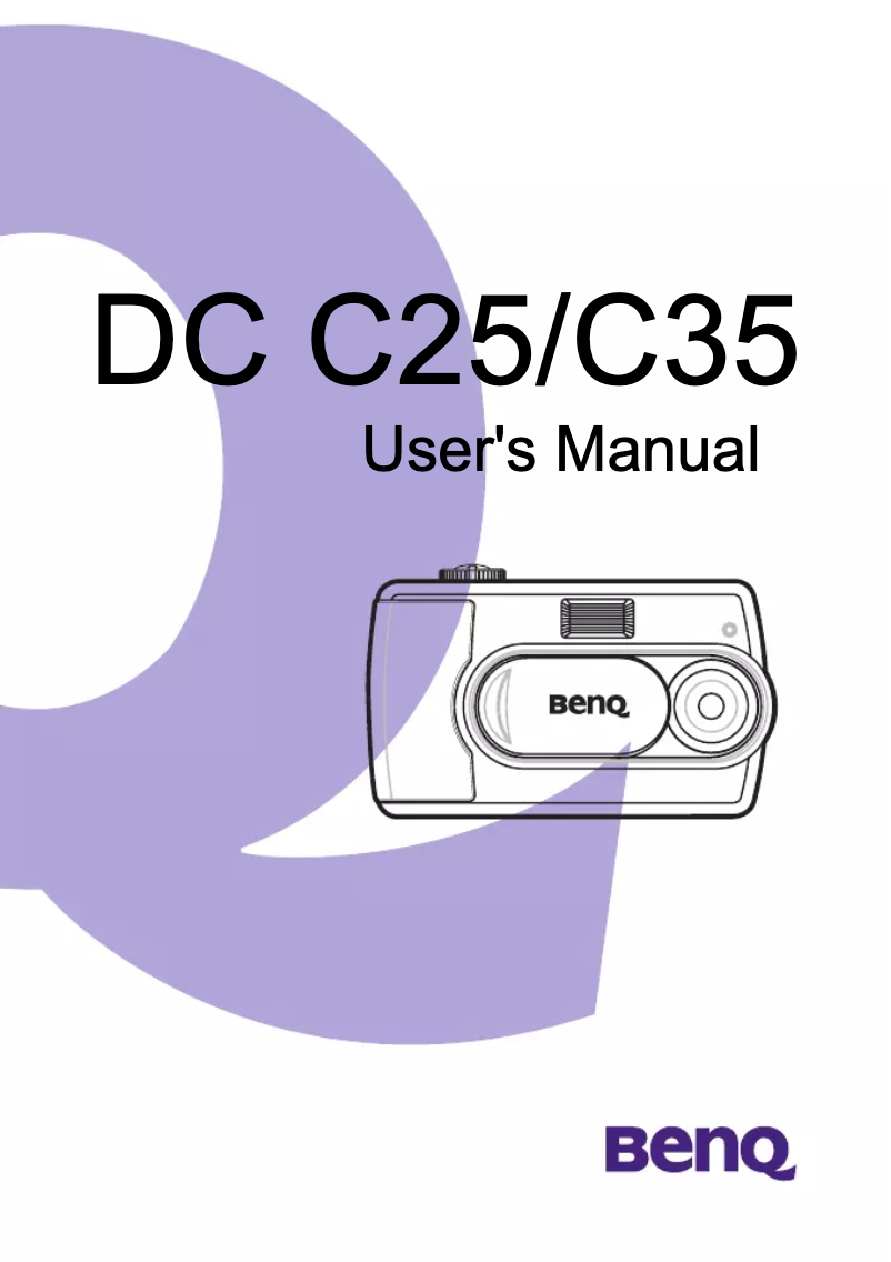 Imagen de la primera página del manual del dispositivo DC C35
