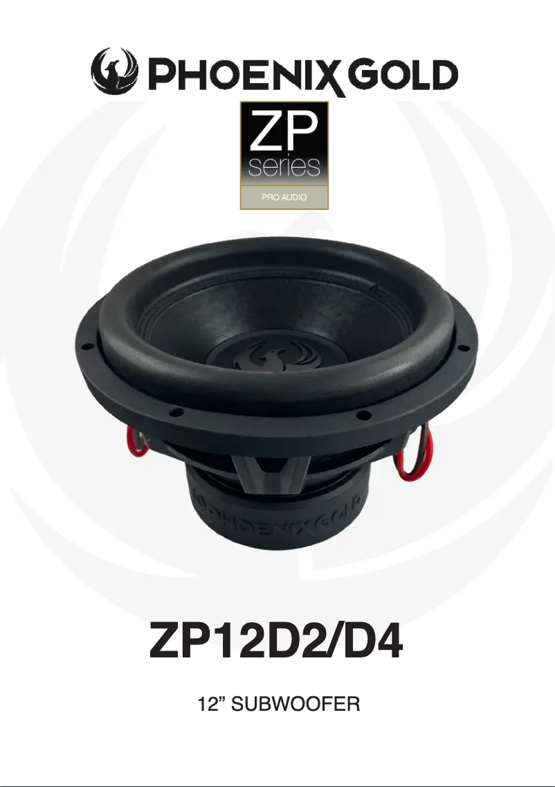 Página 1 del manual Manual de usuario Phoenix Gold ZP12D2