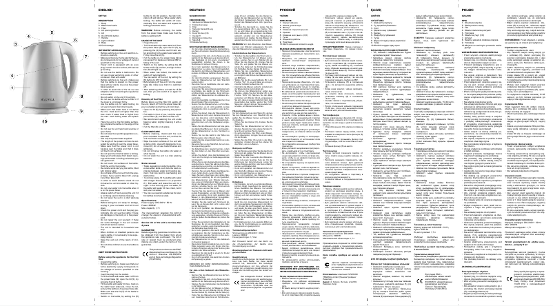 Imagen de la primera página del manual del dispositivo MW-1004