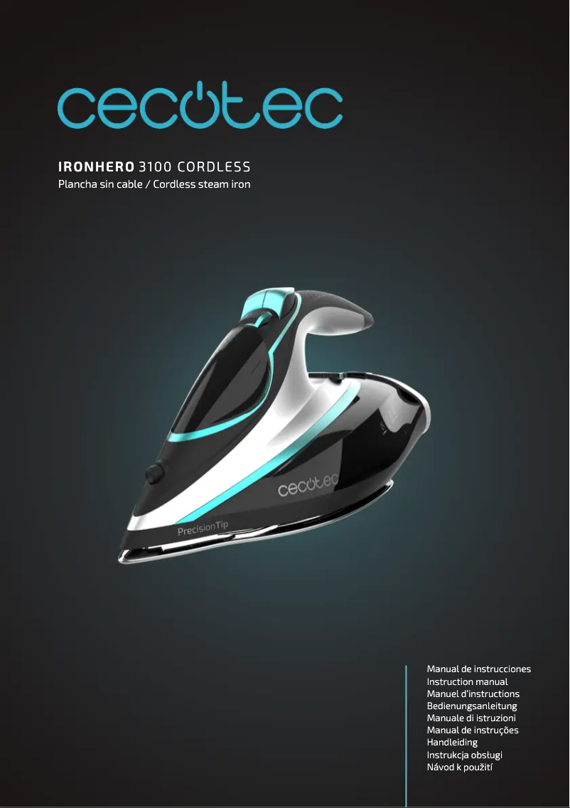 Imagen de la primera página del manual del dispositivo IronHero 3100 Cordless