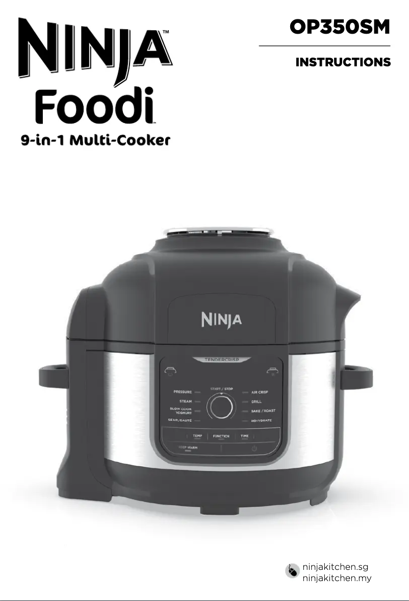 Página 1 del manual Manual de usuario Ninja Foodi OP350