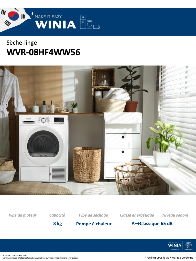 Imagen de la primera página del manual del dispositivo WVR-08HF4WW56