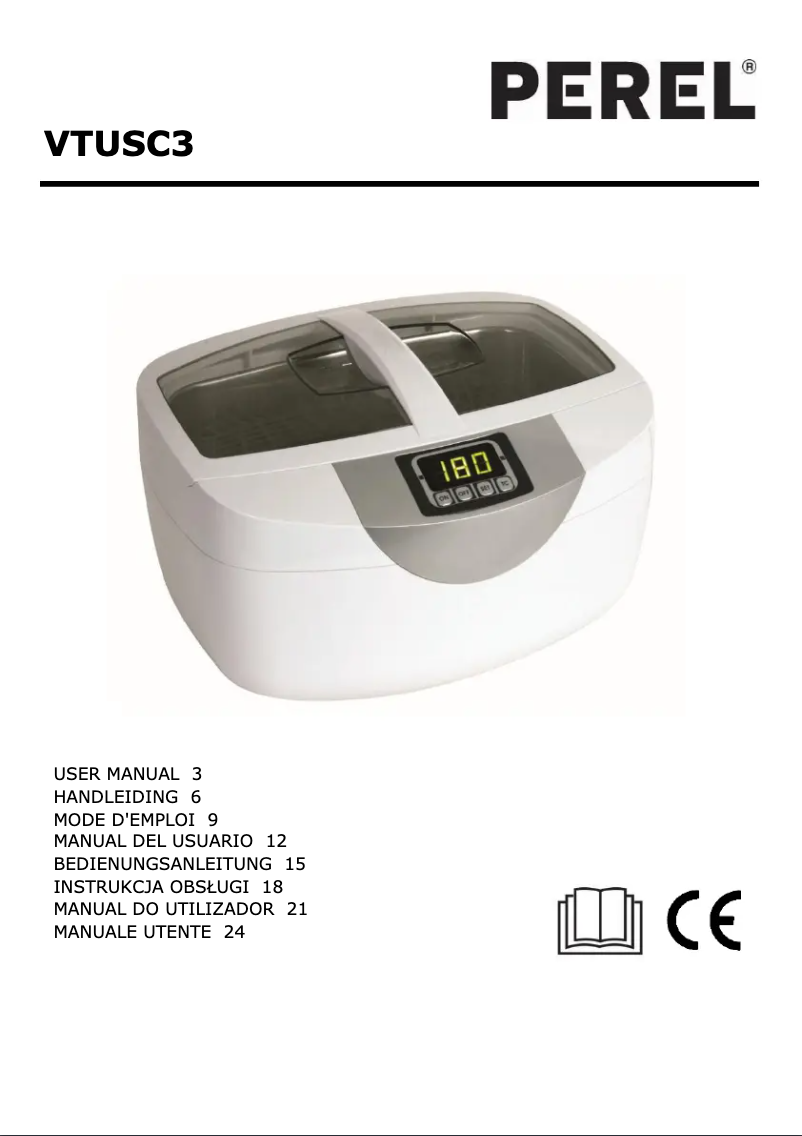 Página 1 del manual Manual de usuario Perel VTUSC3