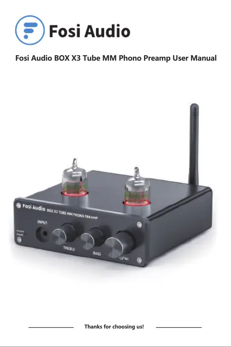 Imagen de la primera página del manual del dispositivo BOX X3