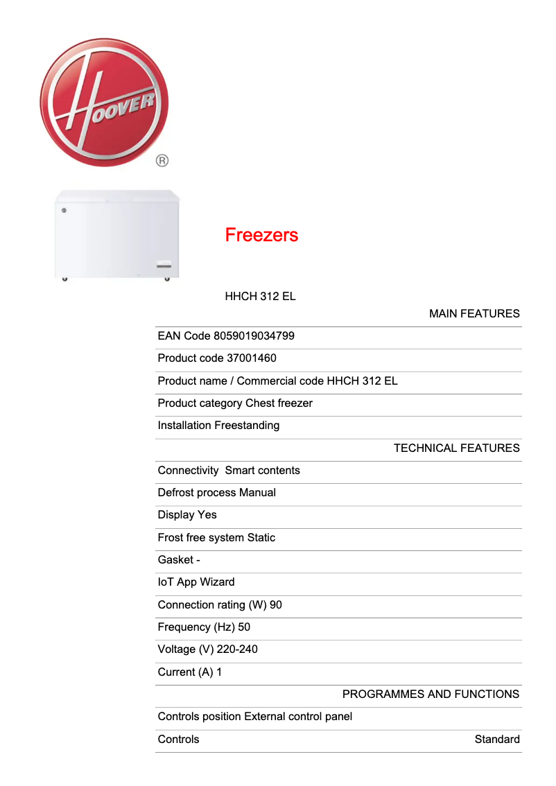 Imagen de la primera página del manual del dispositivo HHCH 312 EL