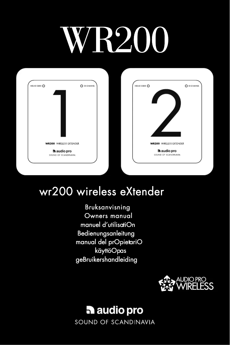 Imagen de la primera página del manual del dispositivo Living WR-200