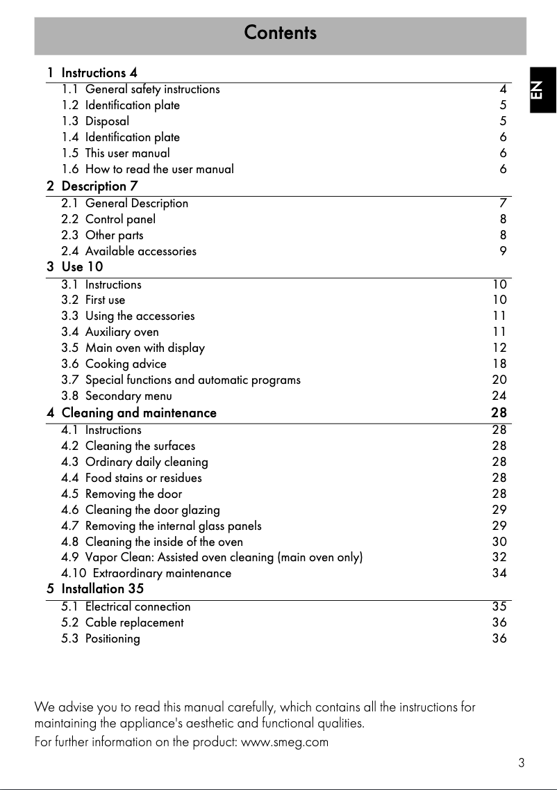 Imagen de la primera página del manual del dispositivo DOSFA6390X