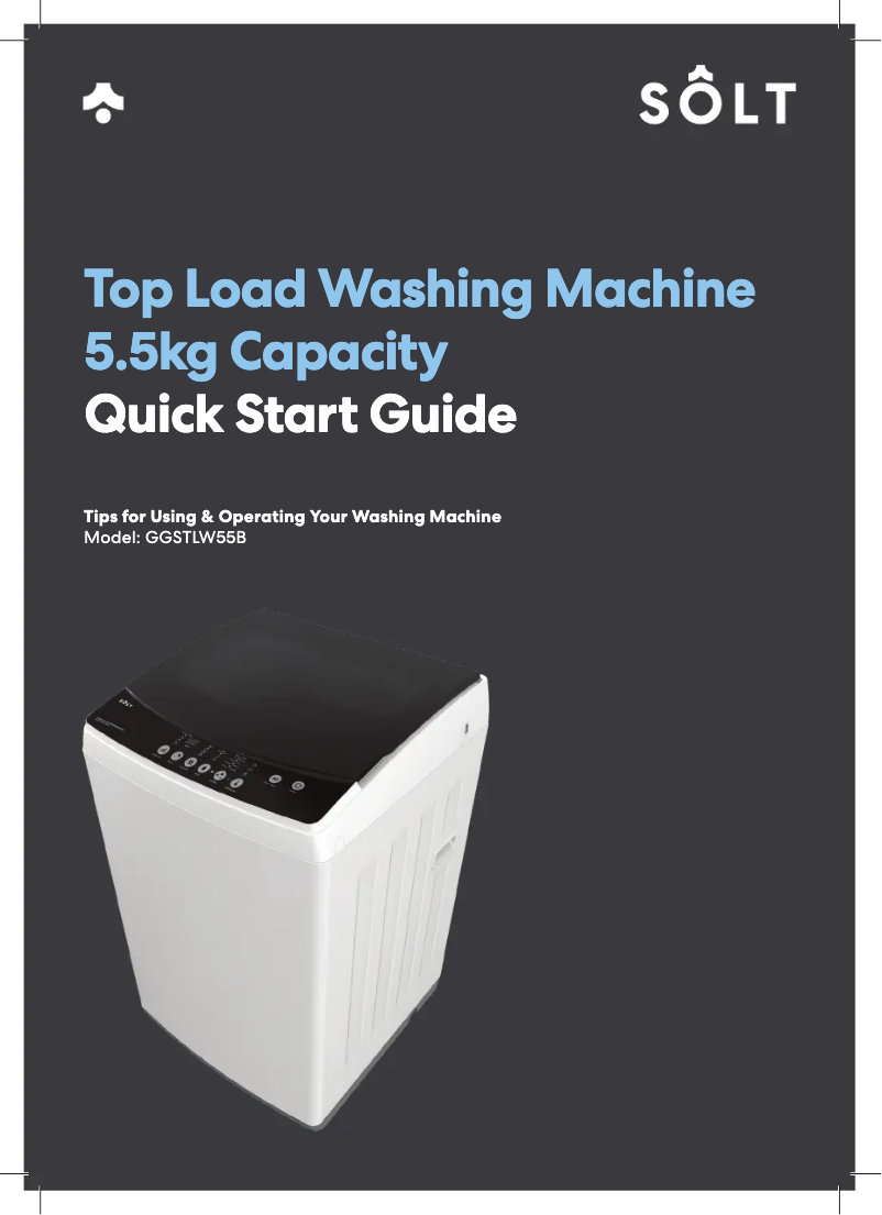 Imagen de la primera página del manual del dispositivo GGSTLW55B