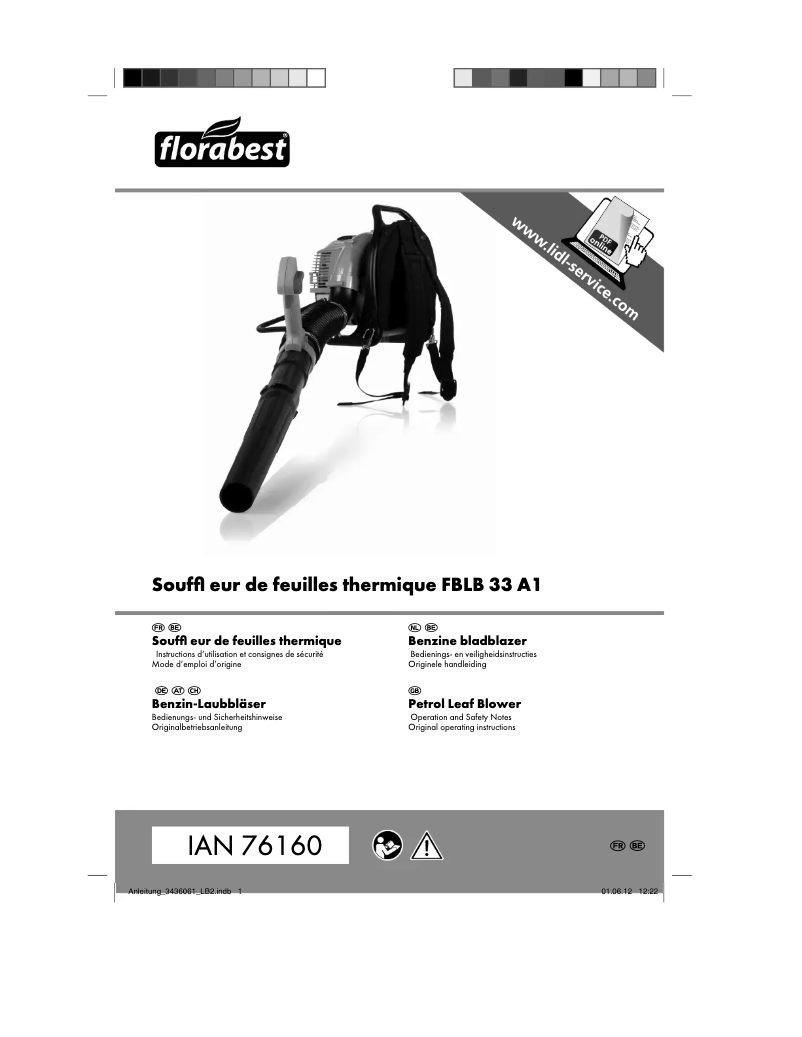 Página 1 del manual Manual de usuario Florabest FBLB 33 A1