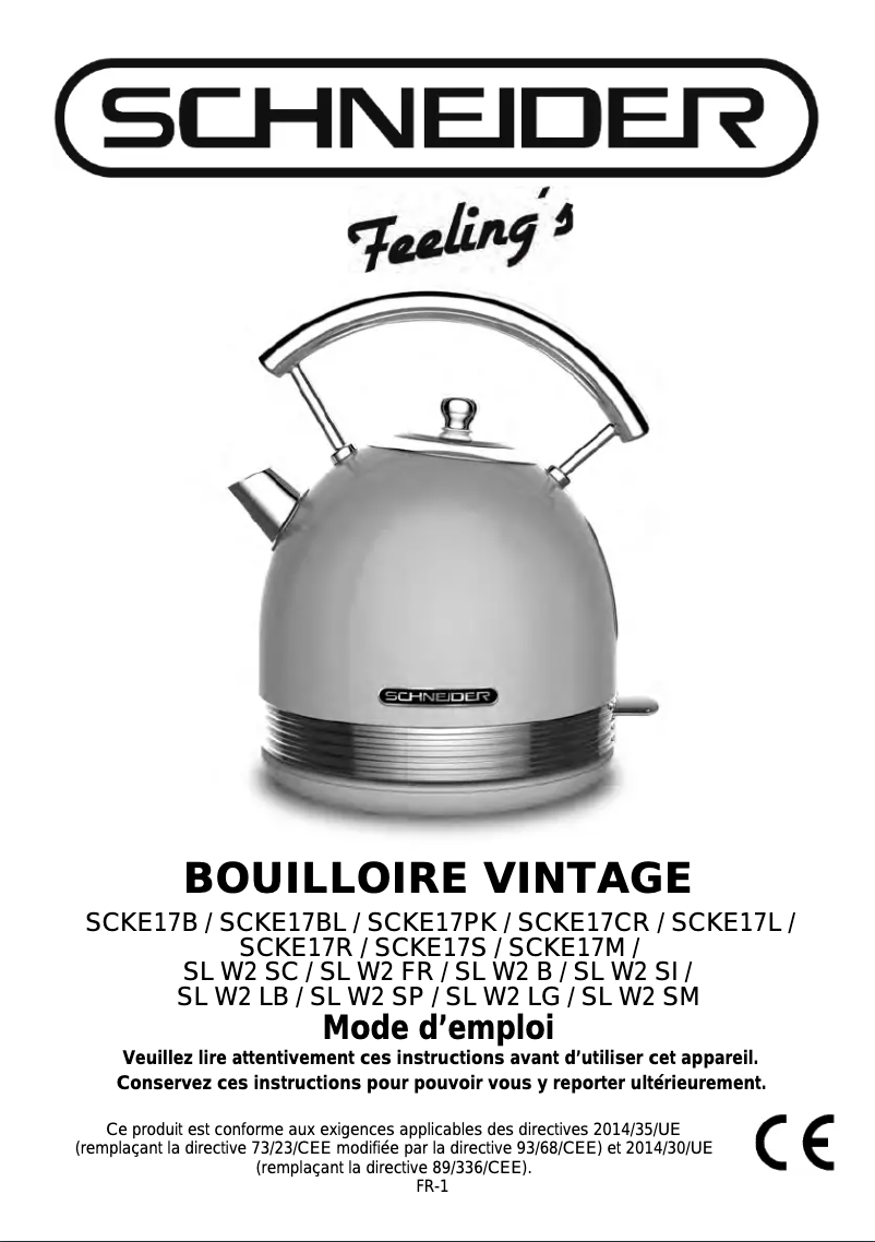 Página nº 1 - Manual de usuario Schneider SL W2 SC