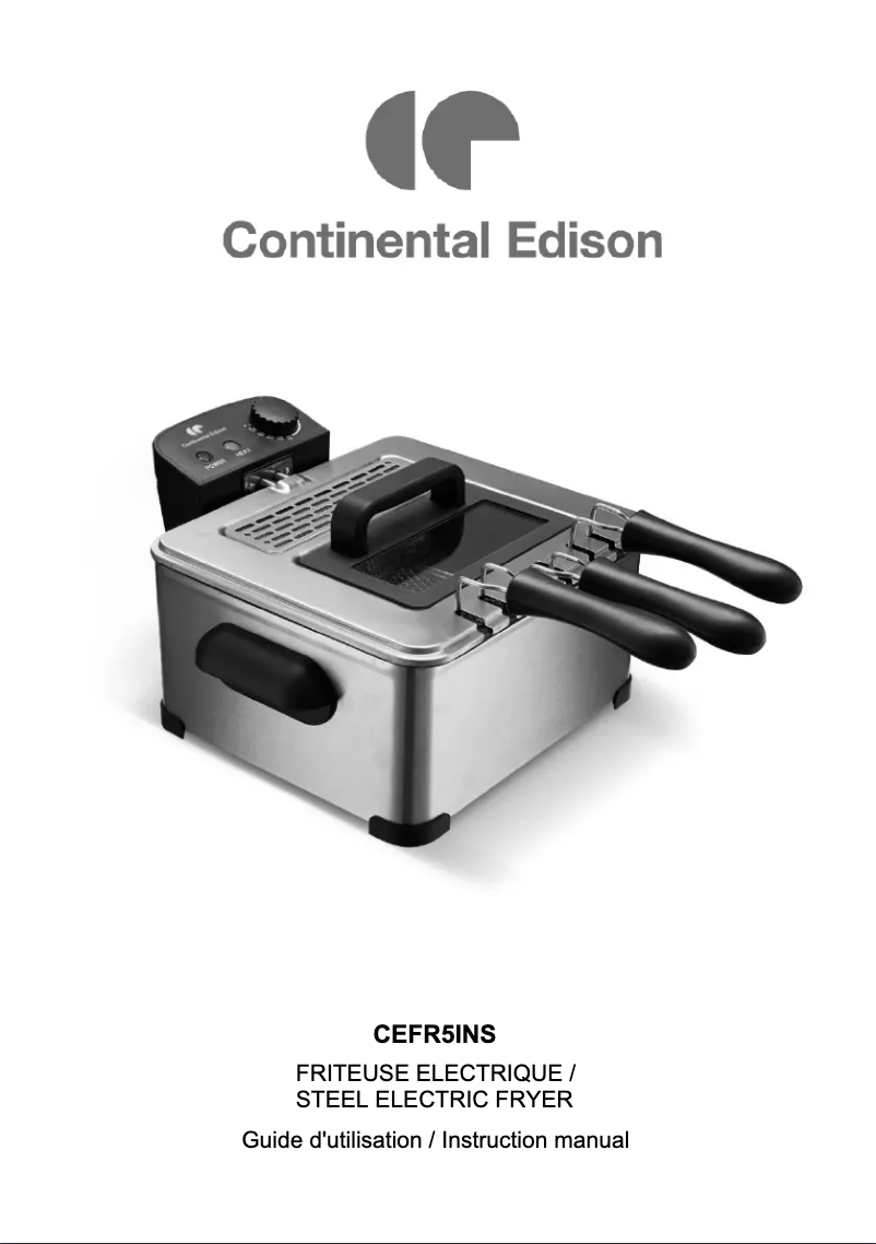 Imagen de la primera página del manual del dispositivo CEFR5INS
