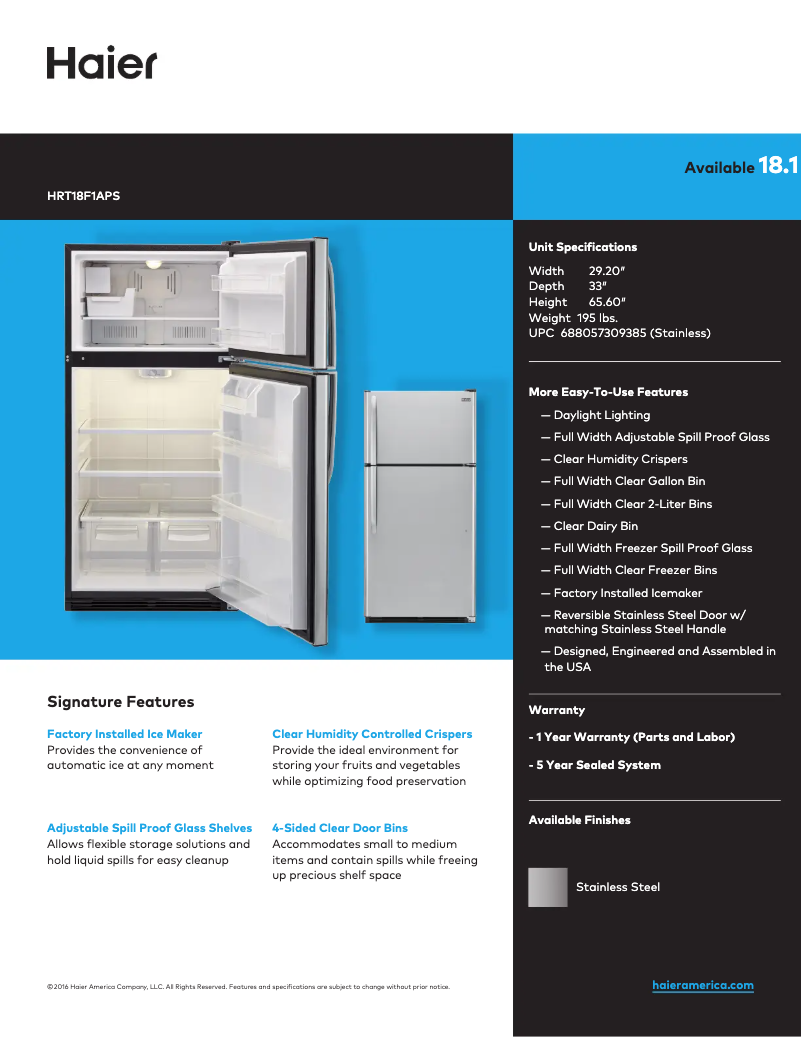 Imagen de la primera página del manual del dispositivo HRT18F1APS