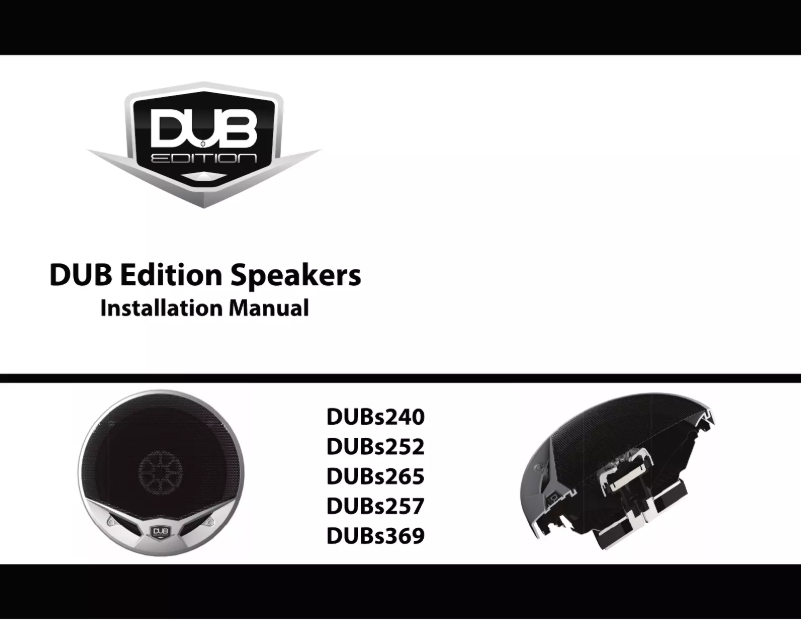 Página 1 del manual Manual de usuario Jensen DUBs252