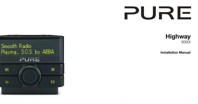 Página nº 1 - Manual de usuario Pure Highway 300Di