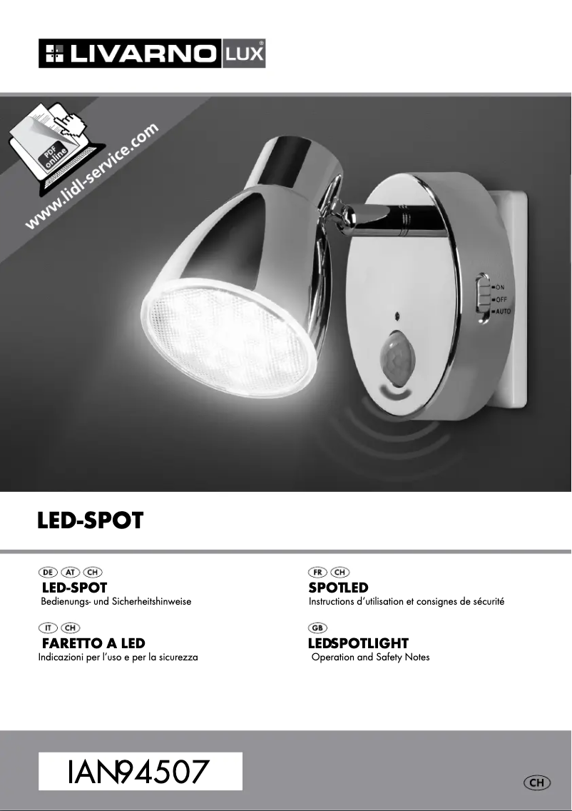 Imagen de la primera página del manual del dispositivo IAN 86639