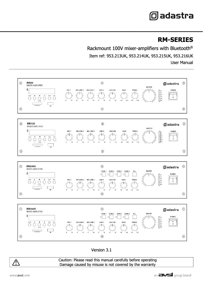 Imagen de la primera página del manual del dispositivo RM120
