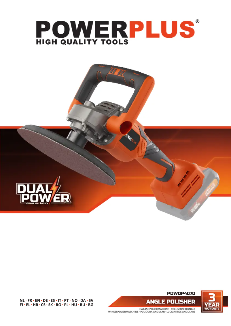 Página 1 del manual Manual de usuario PowerPlus POWDP4070