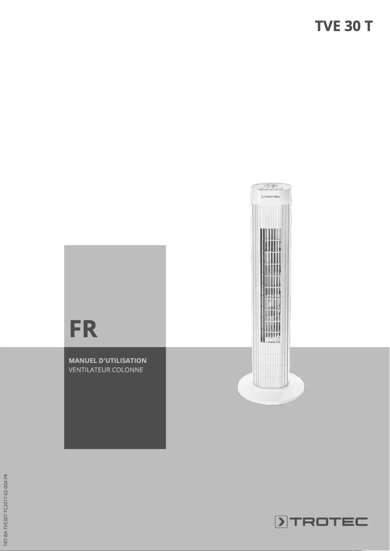 Imagen de la primera página del manual del dispositivo TVE 30 T