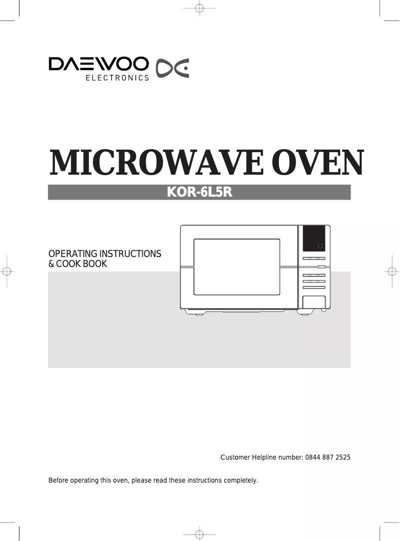 Imagen de la primera página del manual del dispositivo KOR-6L5R