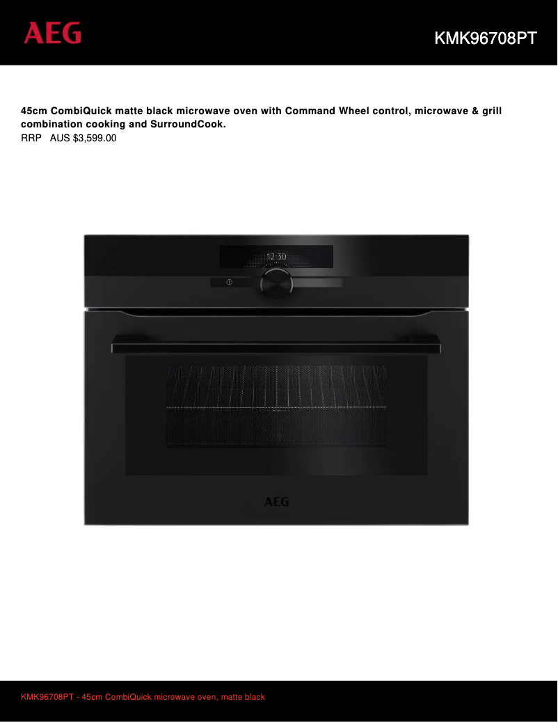 Página nº 1 - Ficha técnica AEG KMK96708PT