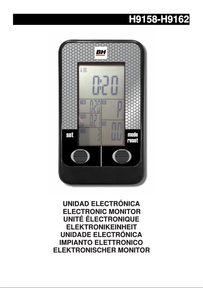 Imagen de la primera página del manual del dispositivo H9159