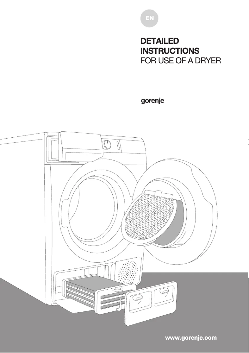 Página 1 del manual Manual de usuario Gorenje DE 7B 729317